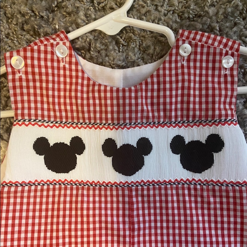 Mickey Smocked Shortall
